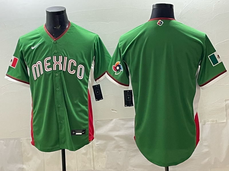 Men 2026 World Cub USA blank green Nike MLB Jersey 0013